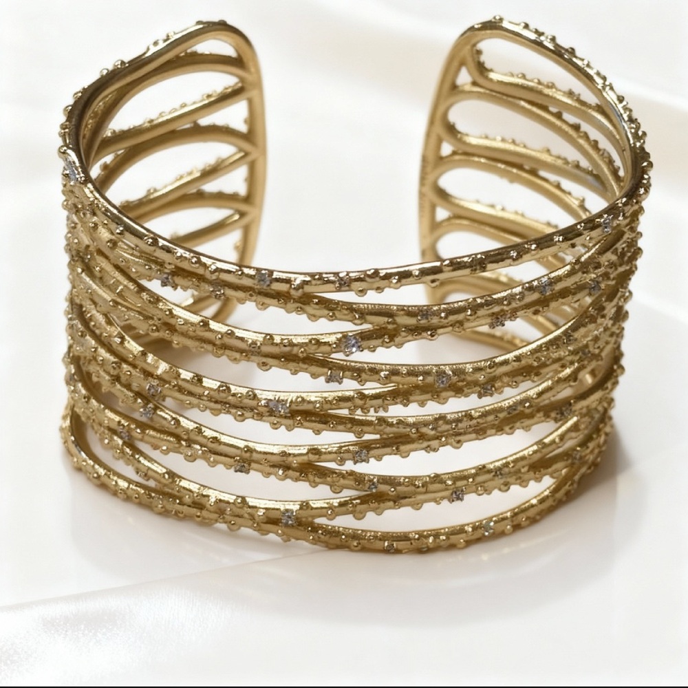Kendra Scott Nicolas Cuff Gold Bracelet